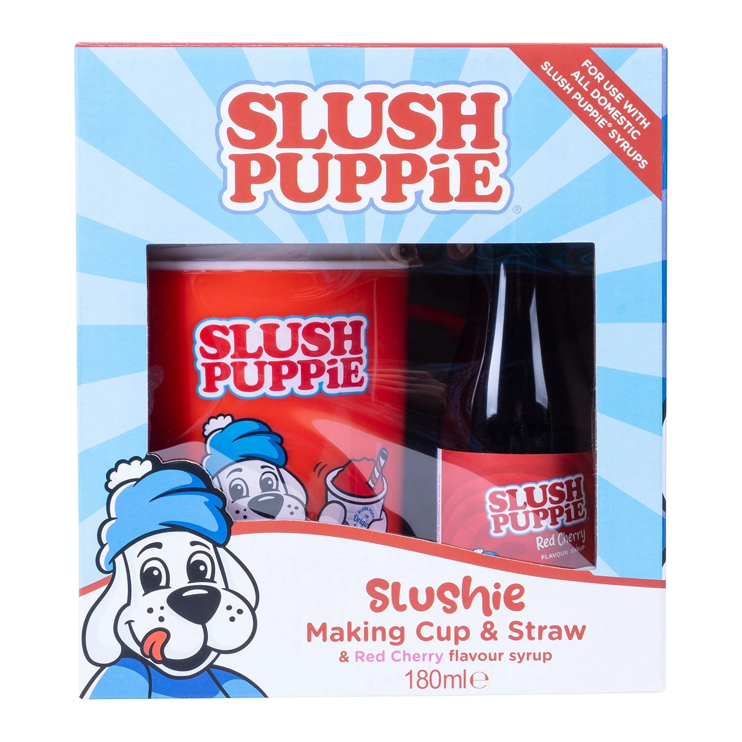 Slush Puppie - Making Cup & Red Cherry Syrup Set 3 Slush Puppie - Making Cup & Red Cherry Syrup Set