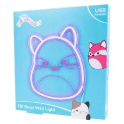 Squishmallows Character Neon Wall Light - Fifi The Fox 8 Squishmallows Character Neon Wall Light - Fifi The Fox -Toy Sale Store FZ 350079 2