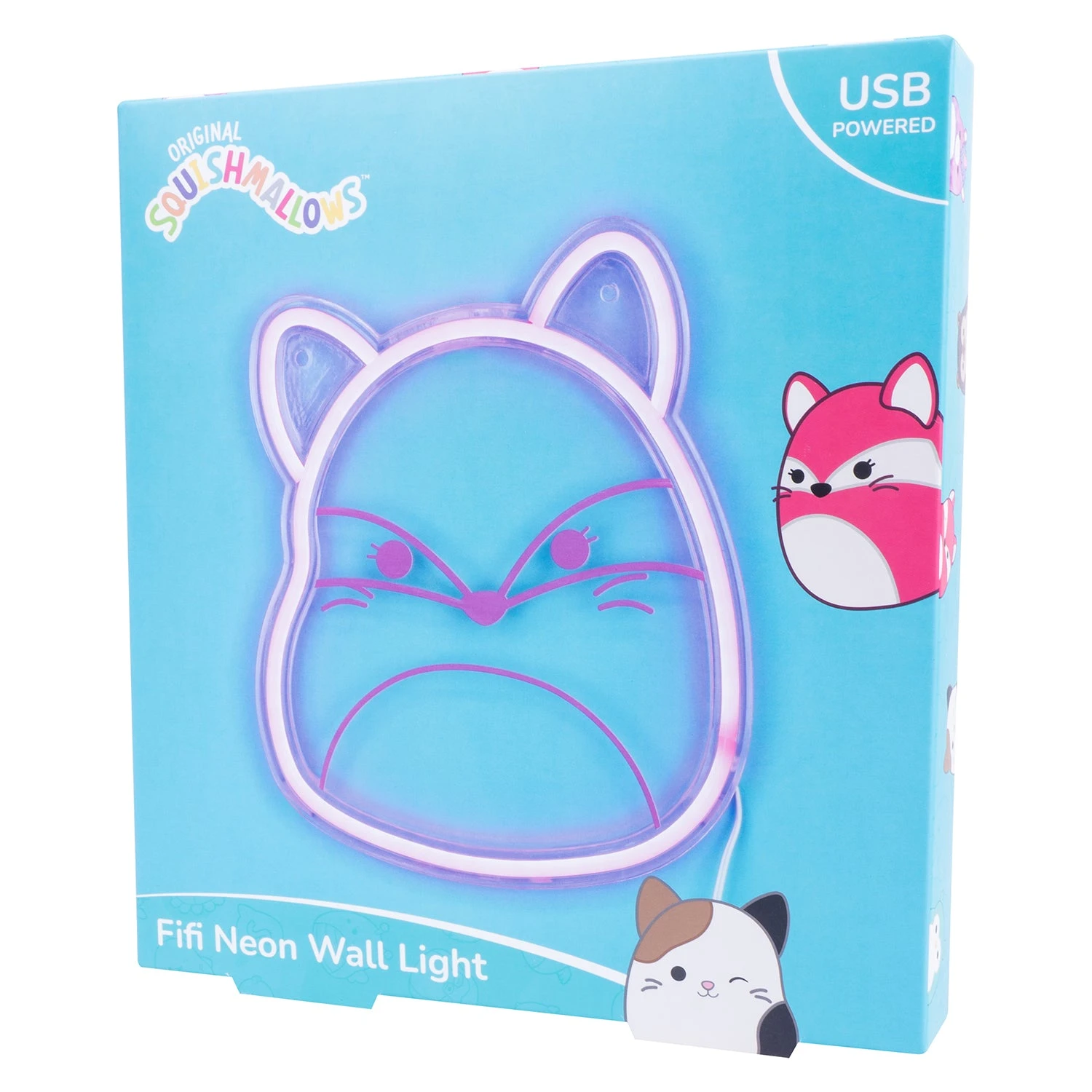 Squishmallows Character Neon Wall Light - Fifi The Fox 5 Squishmallows Character Neon Wall Light - Fifi The Fox - Image 3