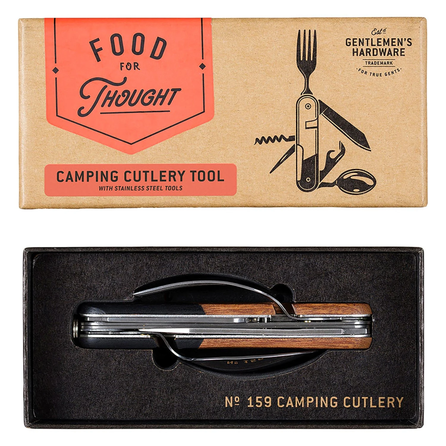 Gentlemen's Hardware - Wooden Camping Cutlery Tool 3 Gentlemen's Hardware - Wooden Camping Cutlery Tool