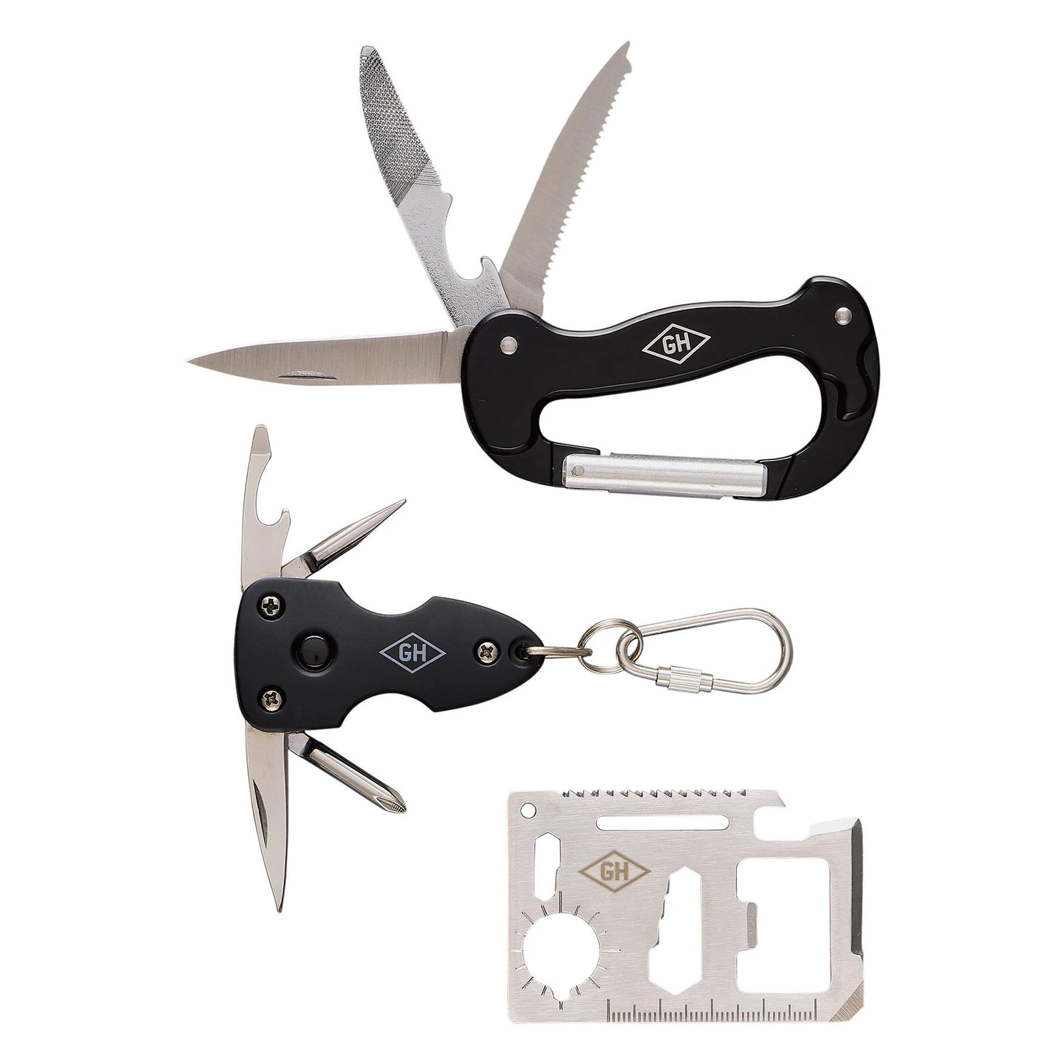 Gentlemen's Hardware - Survival Multi-Tools (Set Of 3) 3 Gentlemen's Hardware - Survival Multi-Tools (Set Of 3)