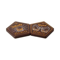 Whisky Coasters, Set Of 4