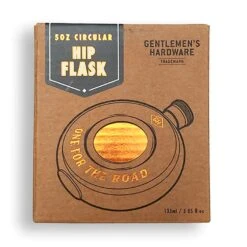 Gentlemen's Hardware Round Hip Flask