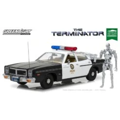 1:18 The Terminator (1984) - 1977 Dodge Monaco Metropolitan Police With T-800 End