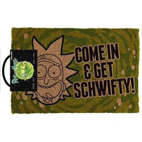 Rick & Morty - Come In & Get Schwifty! Doormat 3 Rick & Morty - Come In & Get Schwifty! Doormat