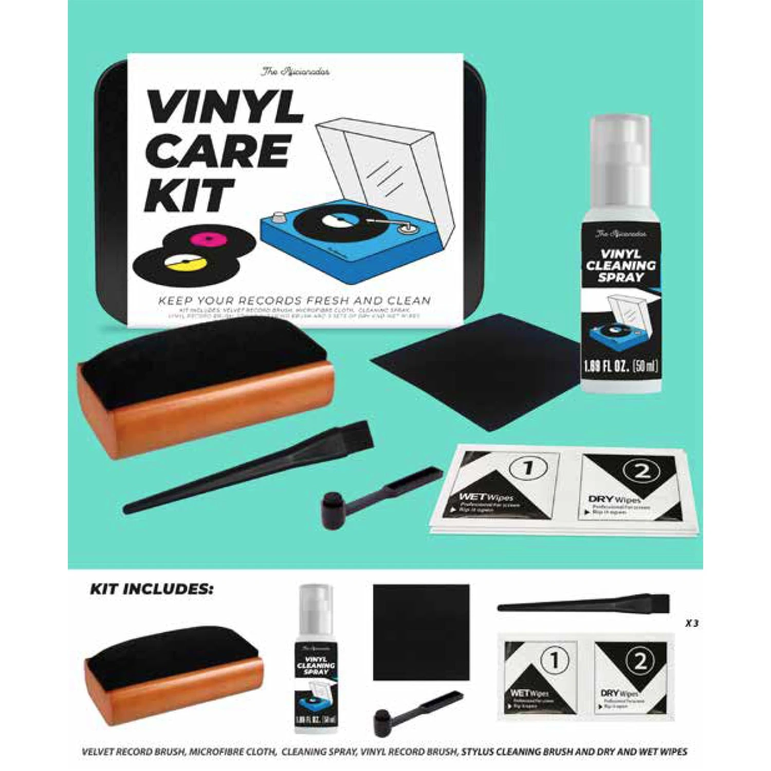 GIFT REPUBLIC Vinyl Care Kit 3 GIFT REPUBLIC Vinyl Care Kit