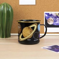 GIFT REPUBLIC Astronomia Enamel Mug