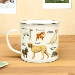 GIFT REPUBLIC Dogs - Enamel Mug