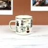 GIFT REPUBLIC Coffee - Enamel Mug -Toy Sale Store GR270120 1