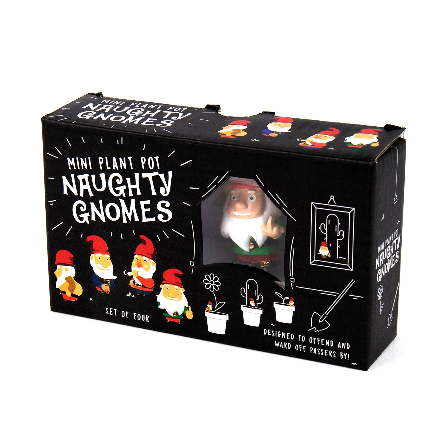 GIFT REPUBLIC Naughty Gnomes Planters 4 GIFT REPUBLIC Naughty Gnomes Planters - Image 2