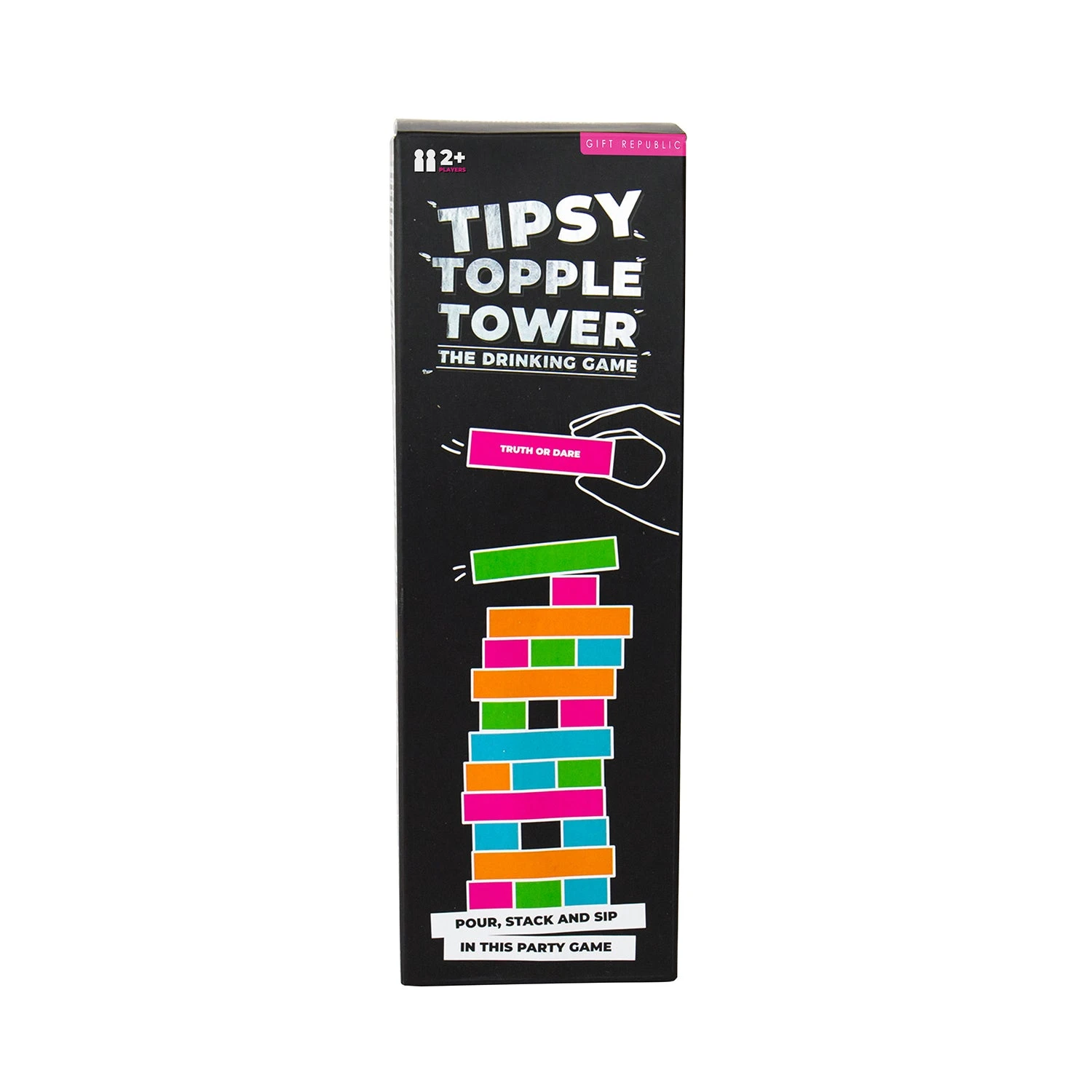 GIFT REPUBLIC Tipsy Topple Tower Game 8 GIFT REPUBLIC Tipsy Topple Tower Game - Image 6
