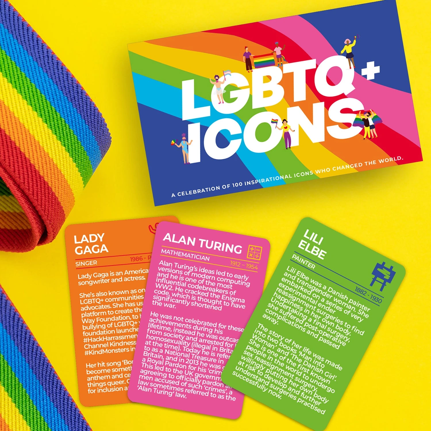 GIFT REPUBLIC LGBTQ+ Icon Cards 3 GIFT REPUBLIC LGBTQ+ Icon Cards