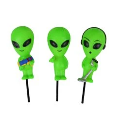GIFT REPUBLIC Mini Plant Pot Glow In The Dark Aliens -Toy Sale Store GR830017 7