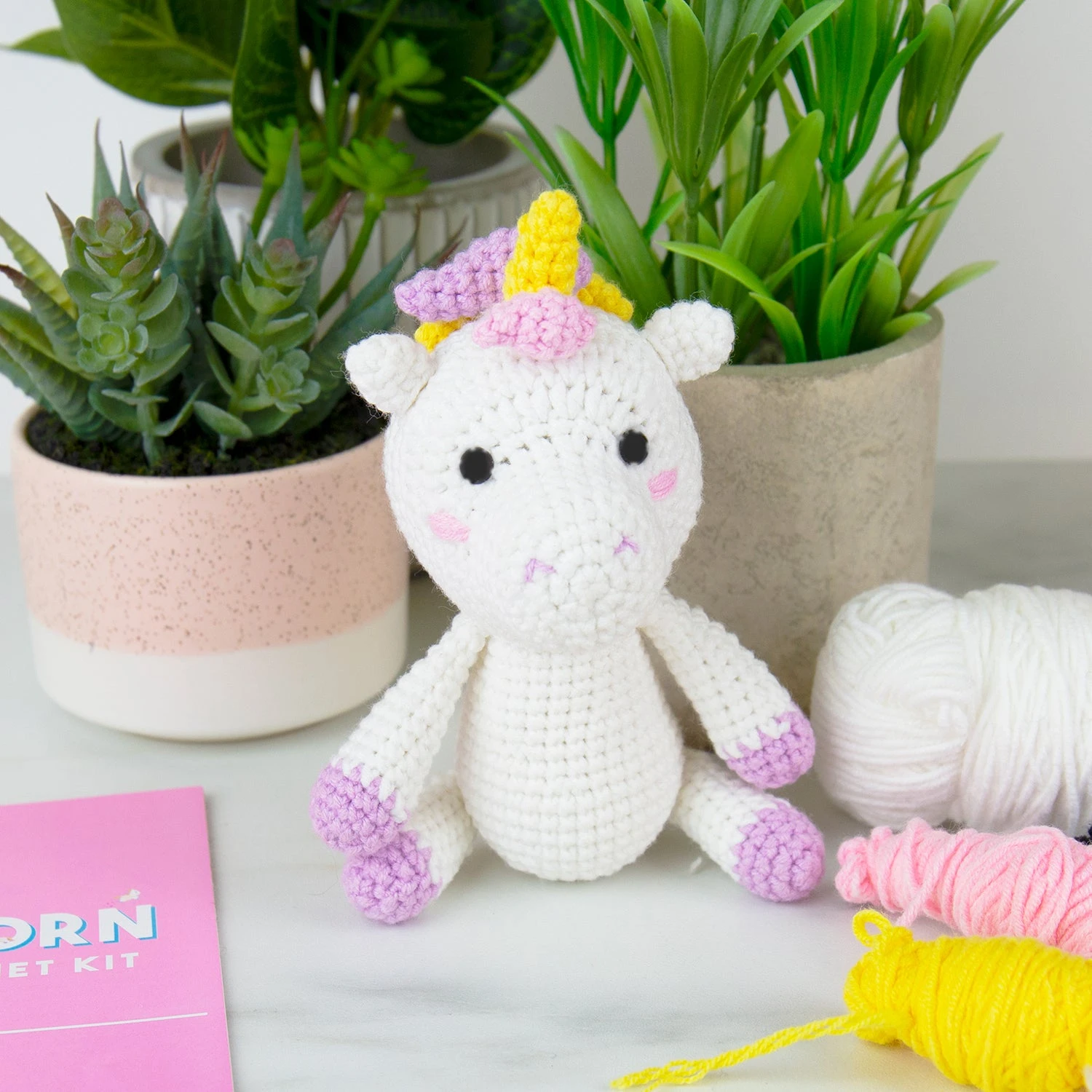 GIFT REPUBLIC Unicorn DIY Crochet Kit 3 GIFT REPUBLIC Unicorn DIY Crochet Kit