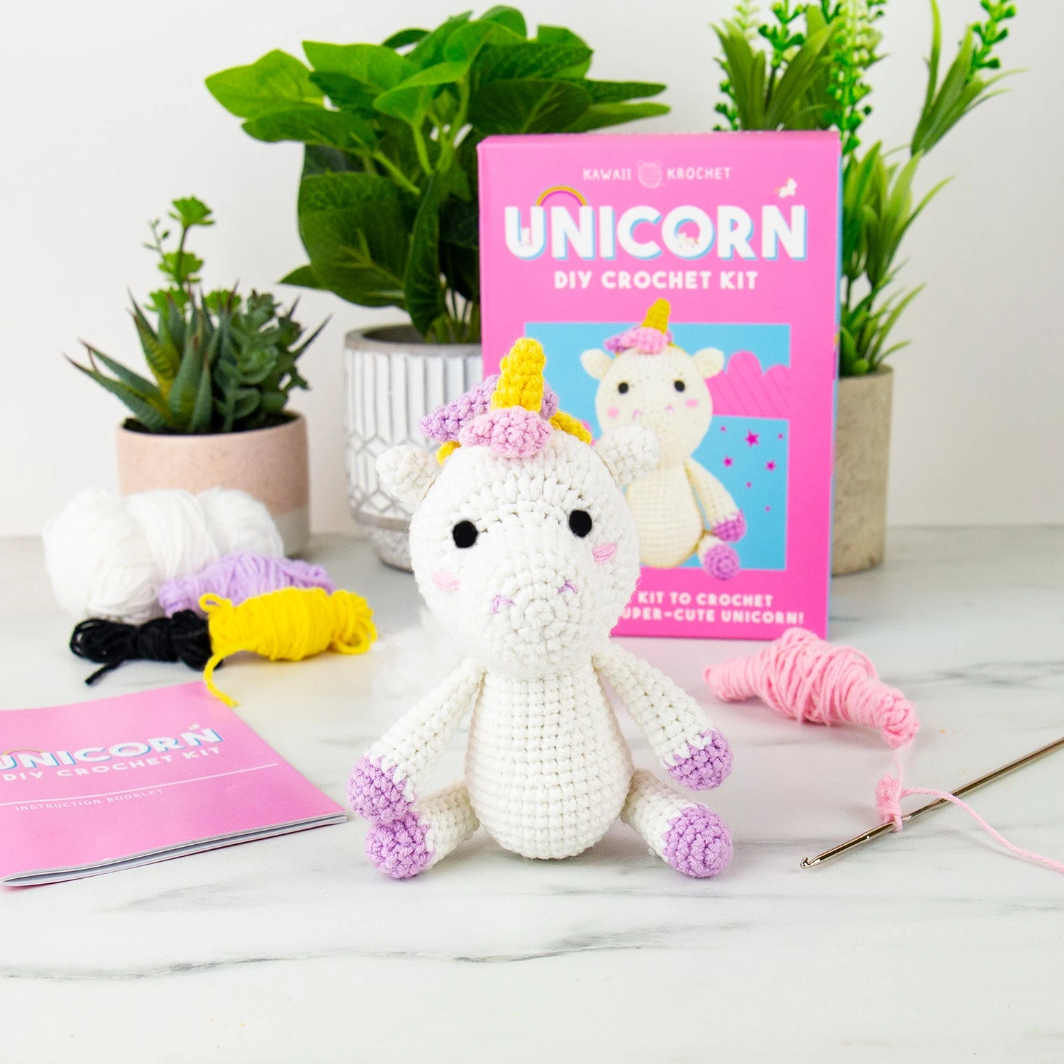 GIFT REPUBLIC Unicorn DIY Crochet Kit 4 GIFT REPUBLIC Unicorn DIY Crochet Kit - Image 2