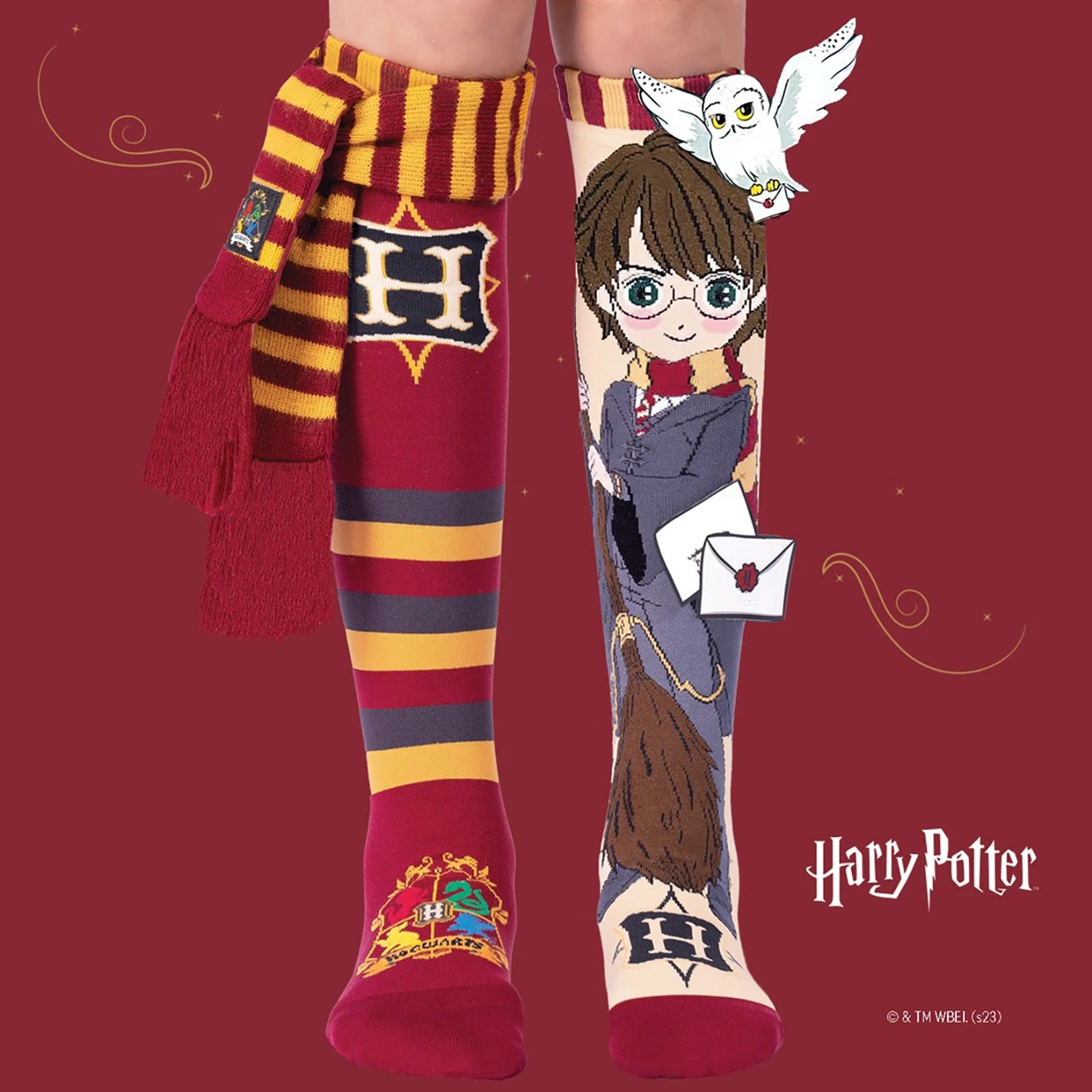 Harry Potter Socks (Ages 6-99 Years) 3 Harry Potter Socks (Ages 6-99 Years)