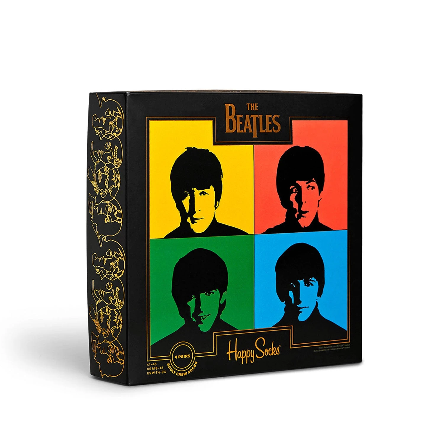 Happy Socks: Beatles Gift Set 4-Pack (41-46) 4 Happy Socks: Beatles Gift Set 4-Pack (41-46) - Image 2