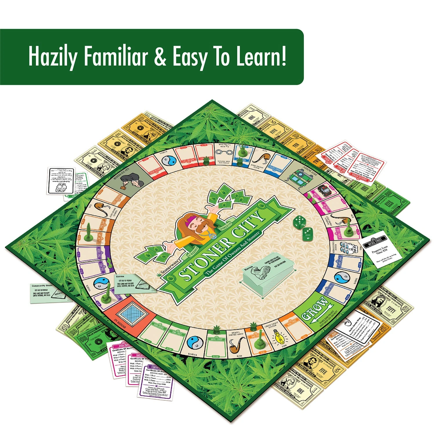 Stonerware Stoner City Board Game 4 Stonerware Stoner City Board Game - Image 2