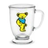 Grateful Dead - Yellow Dancing Bear Glass Cafe Mug 2 Grateful Dead - Yellow Dancing Bear Glass Cafe Mug -Toy Sale Store ICU 03202 1