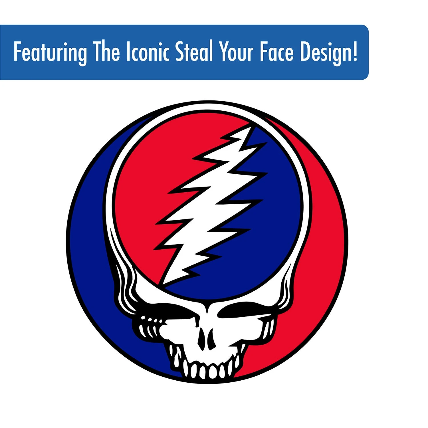 Grateful Dead - Steal Your Face Glass Soup Mug 5 Grateful Dead - Steal Your Face Glass Soup Mug - Image 3