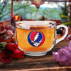 Grateful Dead - Steal Your Face Glass Soup Mug 13 Grateful Dead - Steal Your Face Glass Soup Mug -Toy Sale Store ICU 03204 6