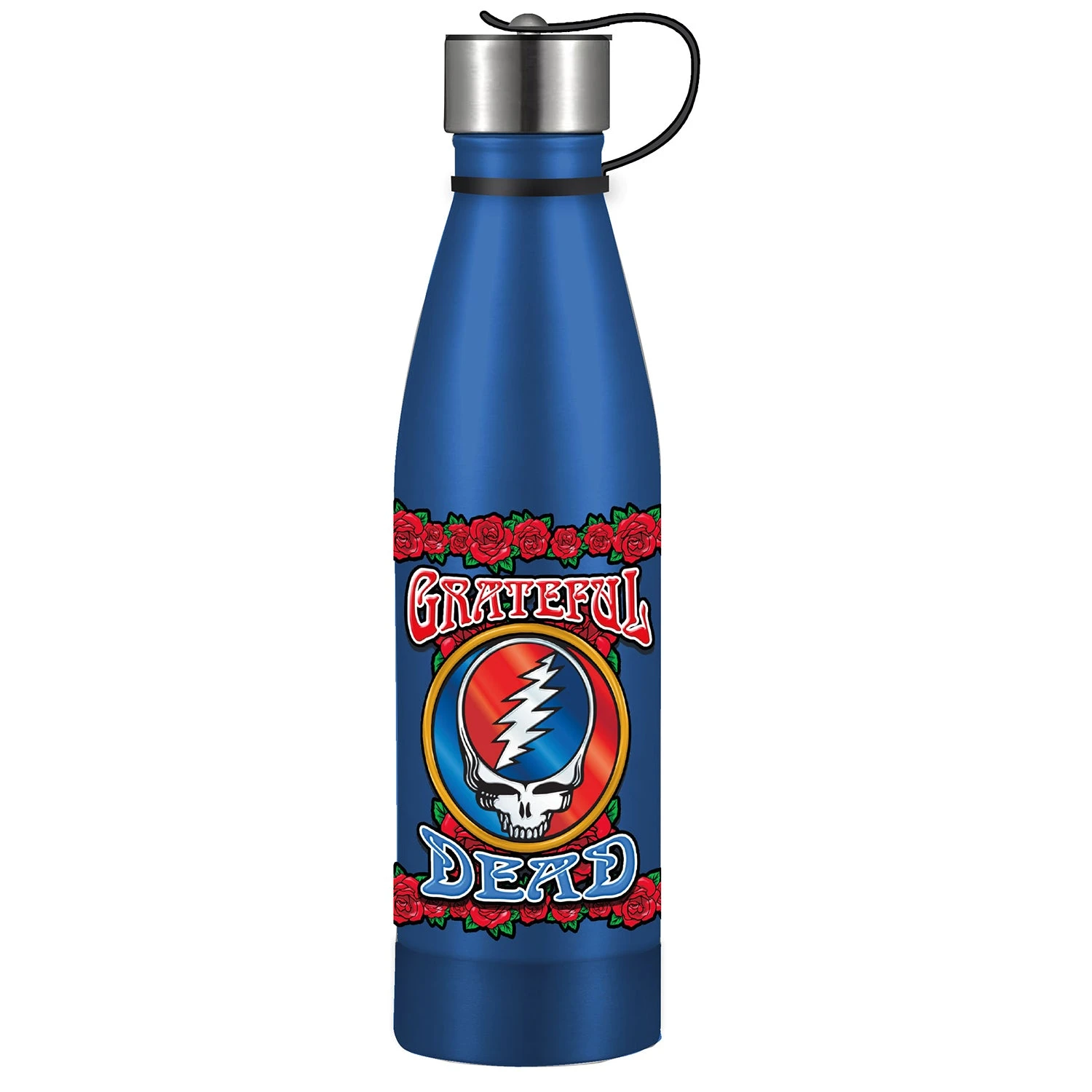 Grateful Dead - Steal Your Face One Band Stainless Steel Pin Bottle 3 Grateful Dead - Steal Your Face One Band Stainless Steel Pin Bottle