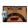 DC Comics - Hall Of Justice Doormat 1 DC Comics - Hall Of Justice Doormat -Toy Sale Store IMDM0070 1