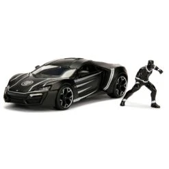 Jada Toys Avengers (comics) - Black Panther Lykan Hypersport 1:24 Scale Hollywood Rides Diecast Vehicle