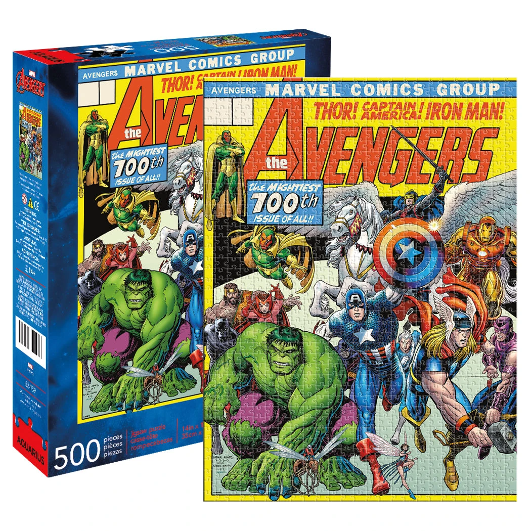 Aquarius Marvel - Avengers Cover 500pc Puzzle 3 Aquarius Marvel - Avengers Cover 500pc Puzzle