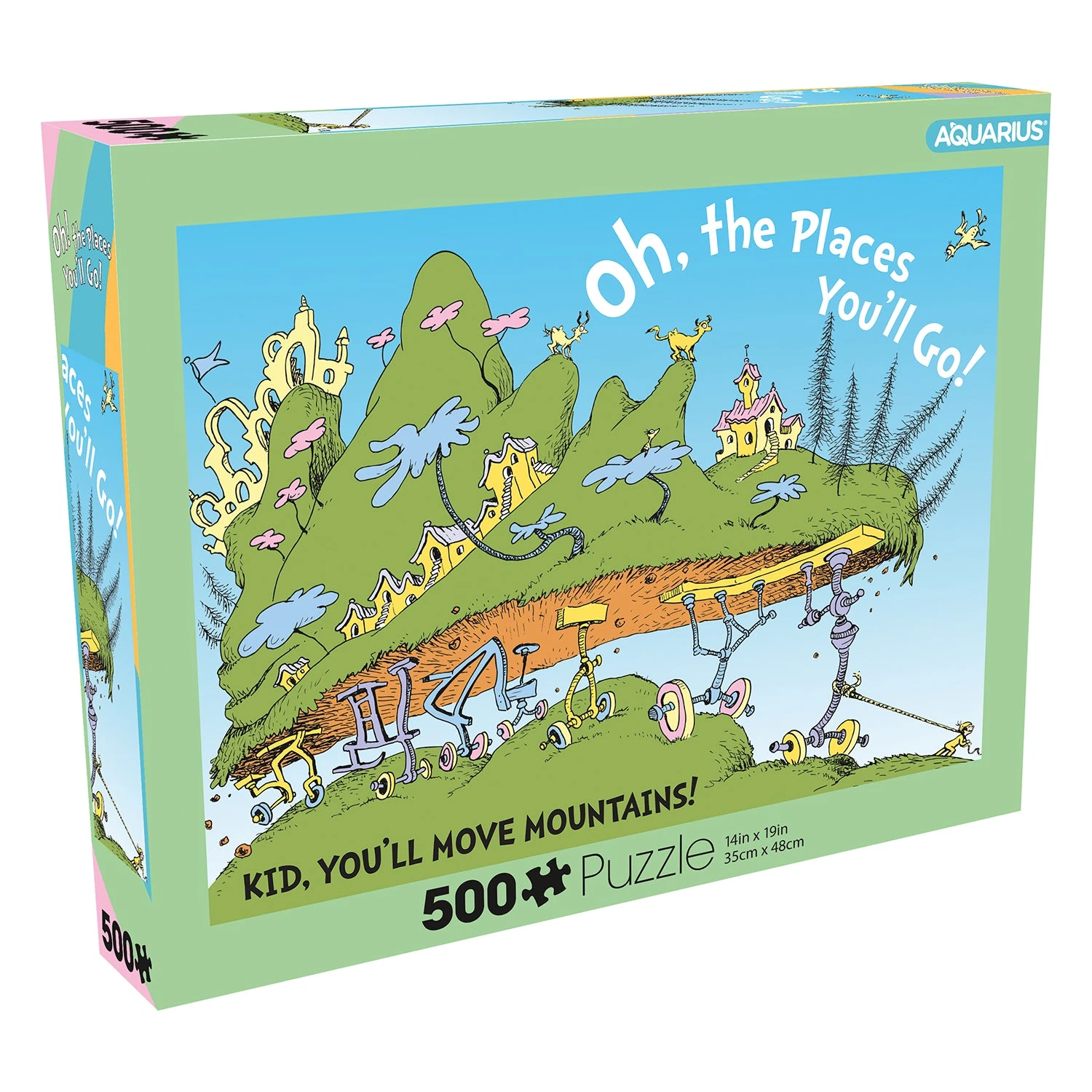 Aquarius Oh, The Places You'll Go! Dr Seuss 500pc Puzzle 5 Aquarius Oh, The Places You'll Go! Dr Seuss 500pc Puzzle - Image 3