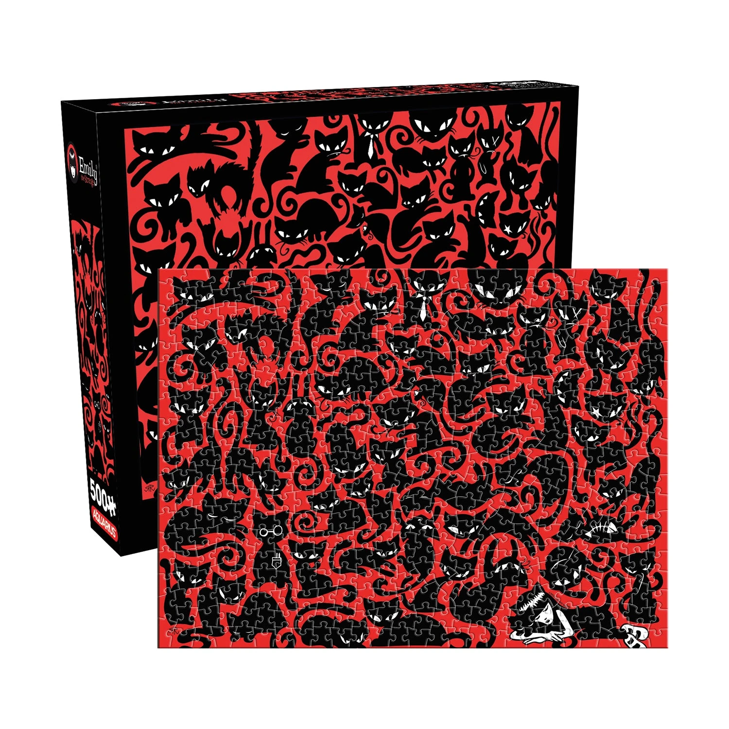 Aquarius Emily The Strange 500pc Puzzle 3 Aquarius Emily The Strange 500pc Puzzle