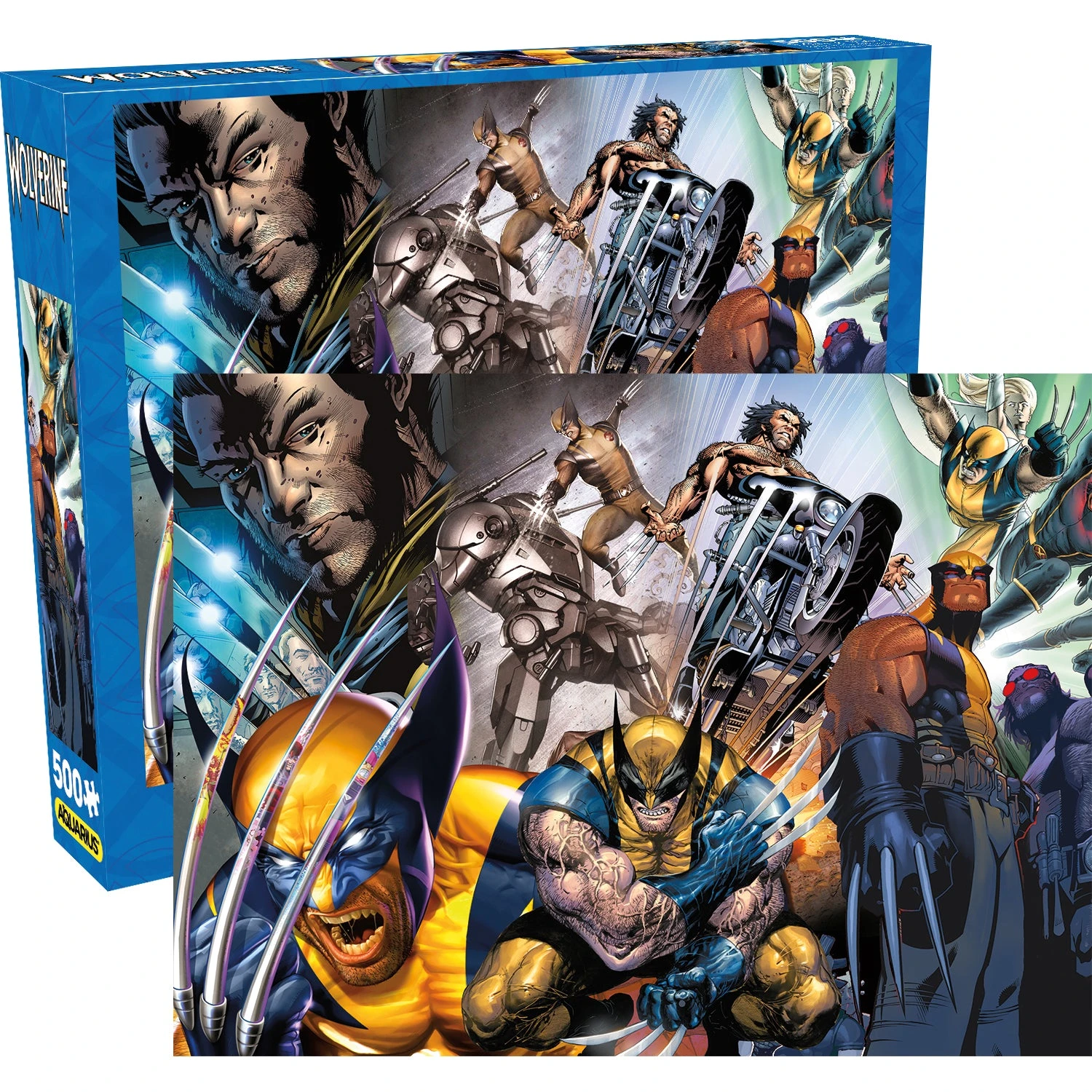 Aquarius Marvel Wolverine Collage 500 Piece Puzzle 5 Aquarius Marvel Wolverine Collage 500 Piece Puzzle - Image 3