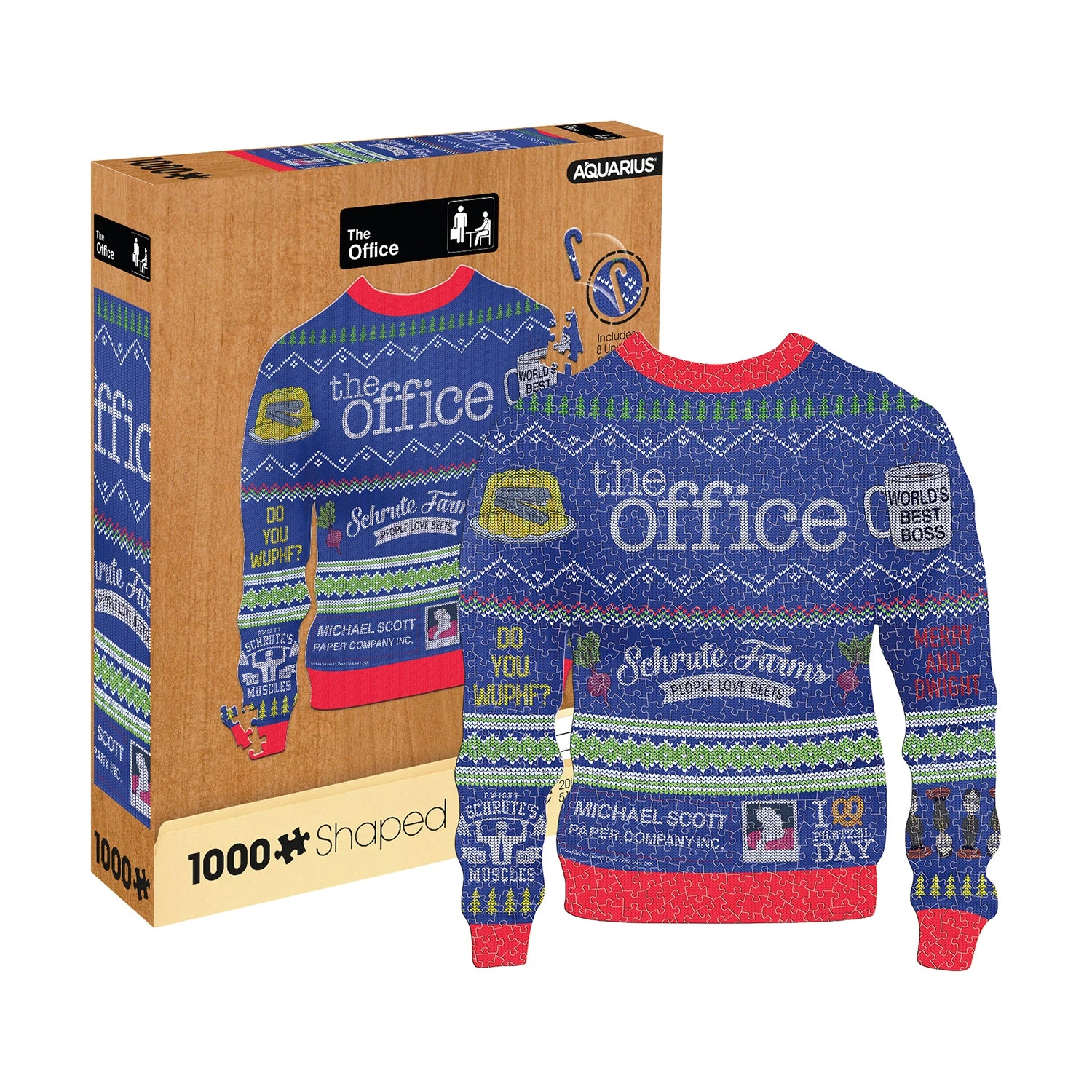The Office Ugly Sweater 1000pc Shaped Puzzle 3 The Office Ugly Sweater 1000pc Shaped Puzzle
