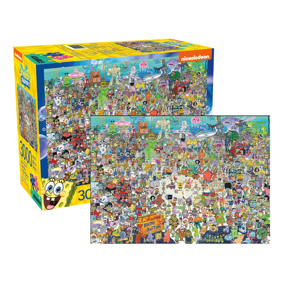 Aquarius SpongeBob SquarePants 3000pc Puzzle 3 Aquarius SpongeBob SquarePants 3000pc Puzzle