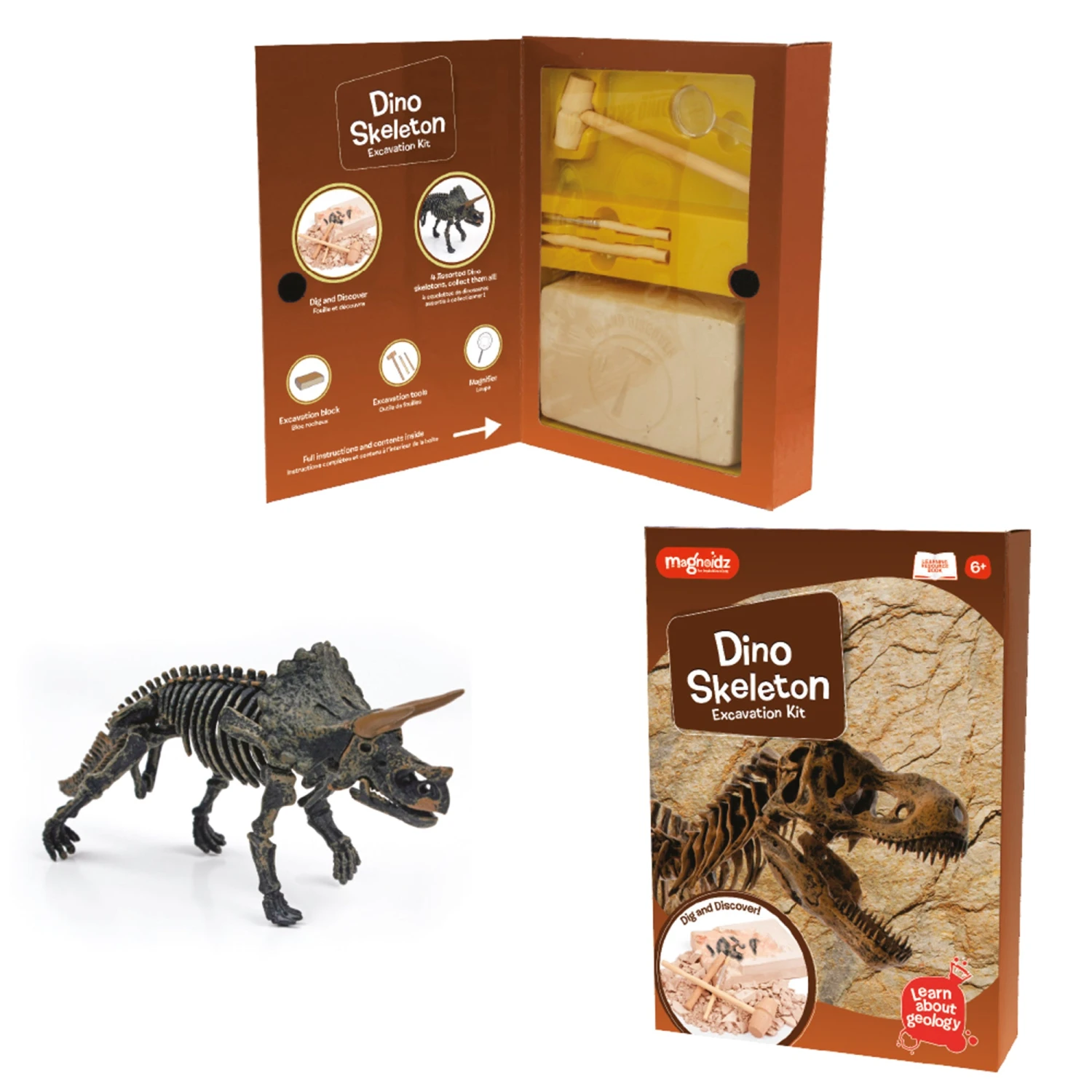 Keycraft - Dino Skeleton Excavation Kit 4 Keycraft - Dino Skeleton Excavation Kit - Image 2