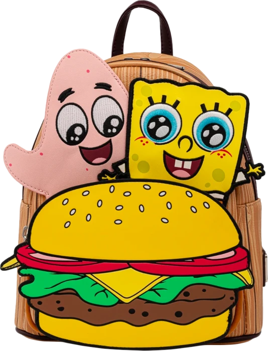 FUNKO SpongeBob - Krabby Patty Group Mini Backpack 3 FUNKO SpongeBob - Krabby Patty Group Mini Backpack