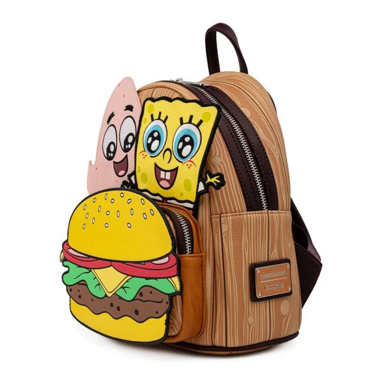 FUNKO SpongeBob - Krabby Patty Group Mini Backpack 4 FUNKO SpongeBob - Krabby Patty Group Mini Backpack - Image 2