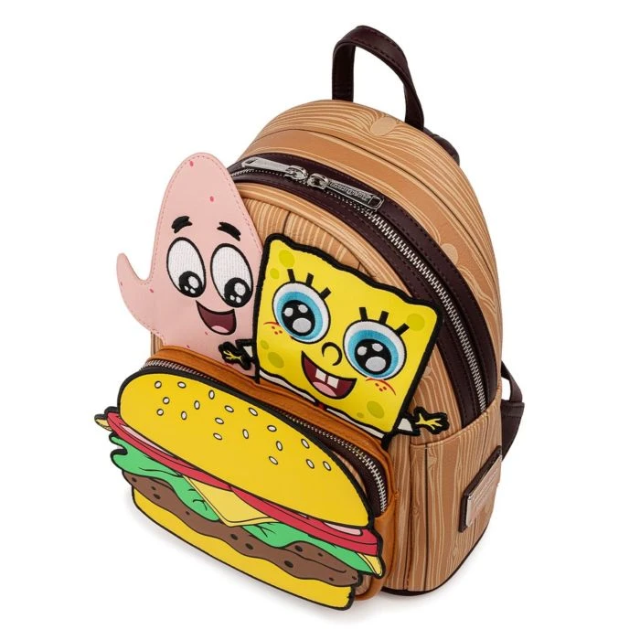 FUNKO SpongeBob - Krabby Patty Group Mini Backpack 5 FUNKO SpongeBob - Krabby Patty Group Mini Backpack - Image 3