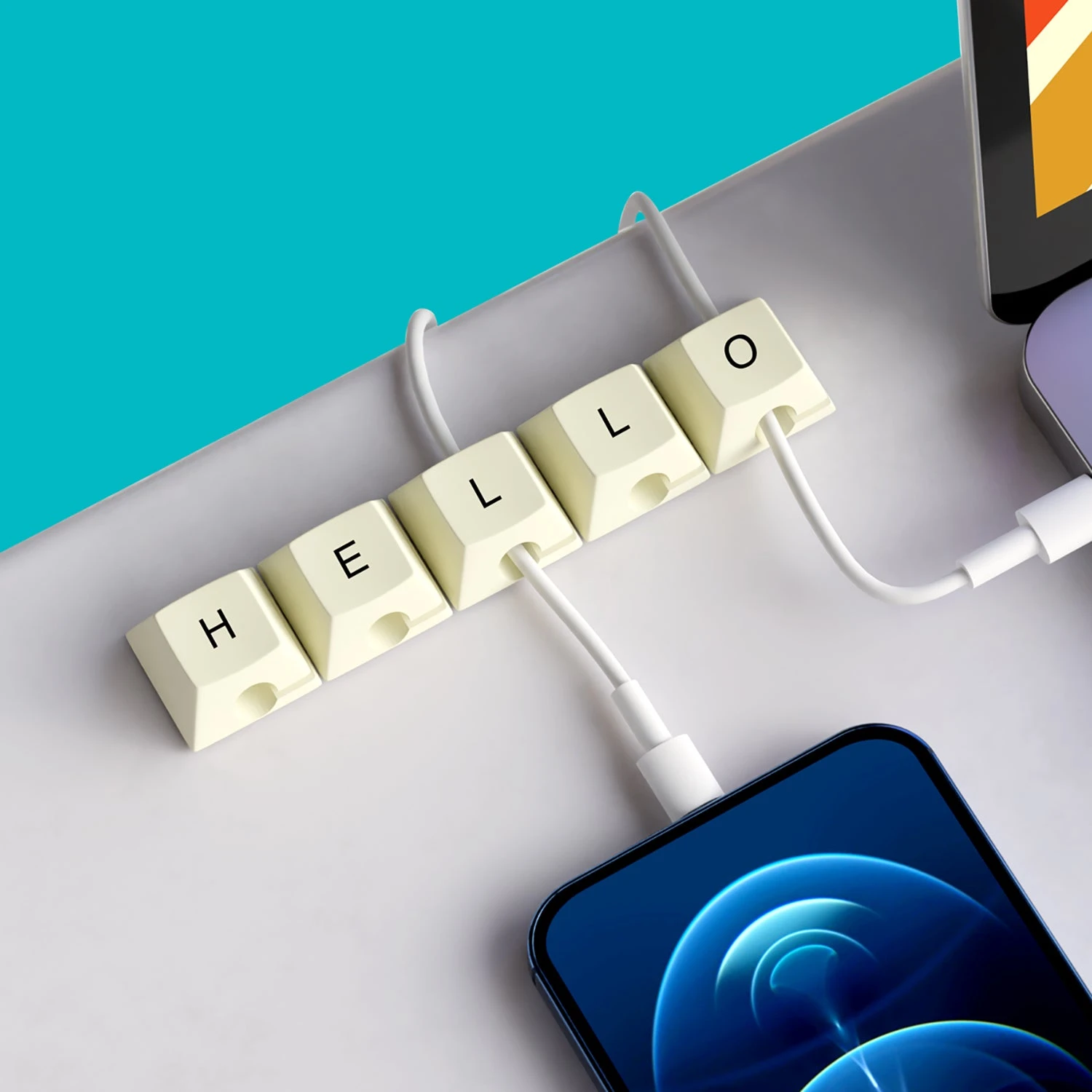 Key Cap Cable Manager 3 Key Cap Cable Manager