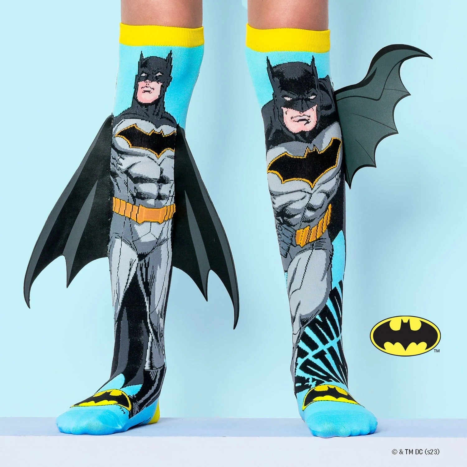 Batman Socks (Ages 6-99 Years) 3 Batman Socks (Ages 6-99 Years)