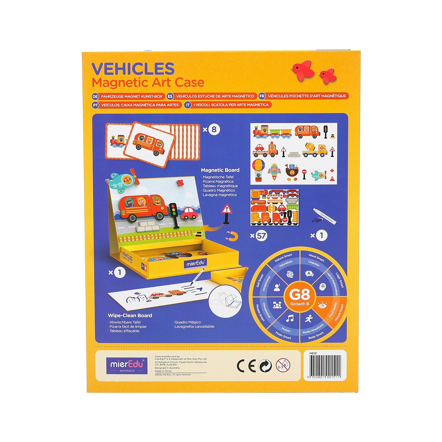 Magnetic Art Case - Vehicles 4 Magnetic Art Case - Vehicles - Image 2