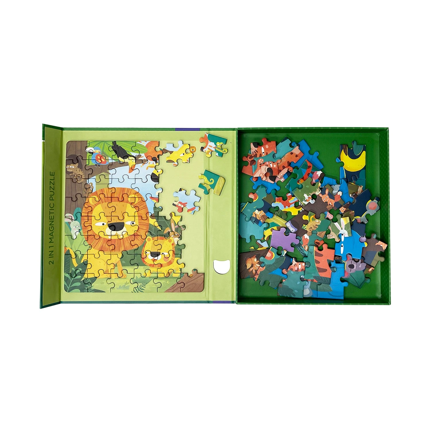 2 In 1 Travel Magnetic Puzzle - Forest 6 2 In 1 Travel Magnetic Puzzle - Forest - Image 4
