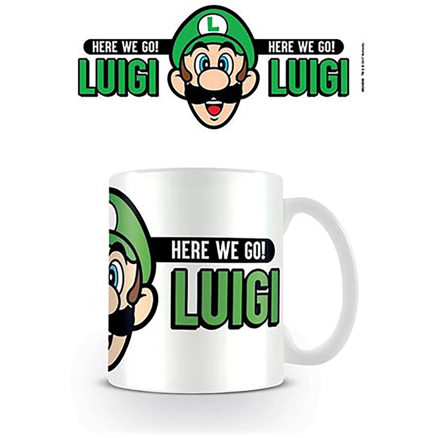 Super Mario - Here We Go Luigi Mug 3 Super Mario - Here We Go Luigi Mug