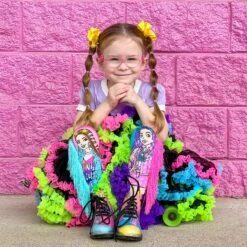 Barbie Extra Fashionista Socks (Age 3-5) 10 Barbie Extra Fashionista Socks (Age 3-5) -Toy Sale Store MM BA005 4