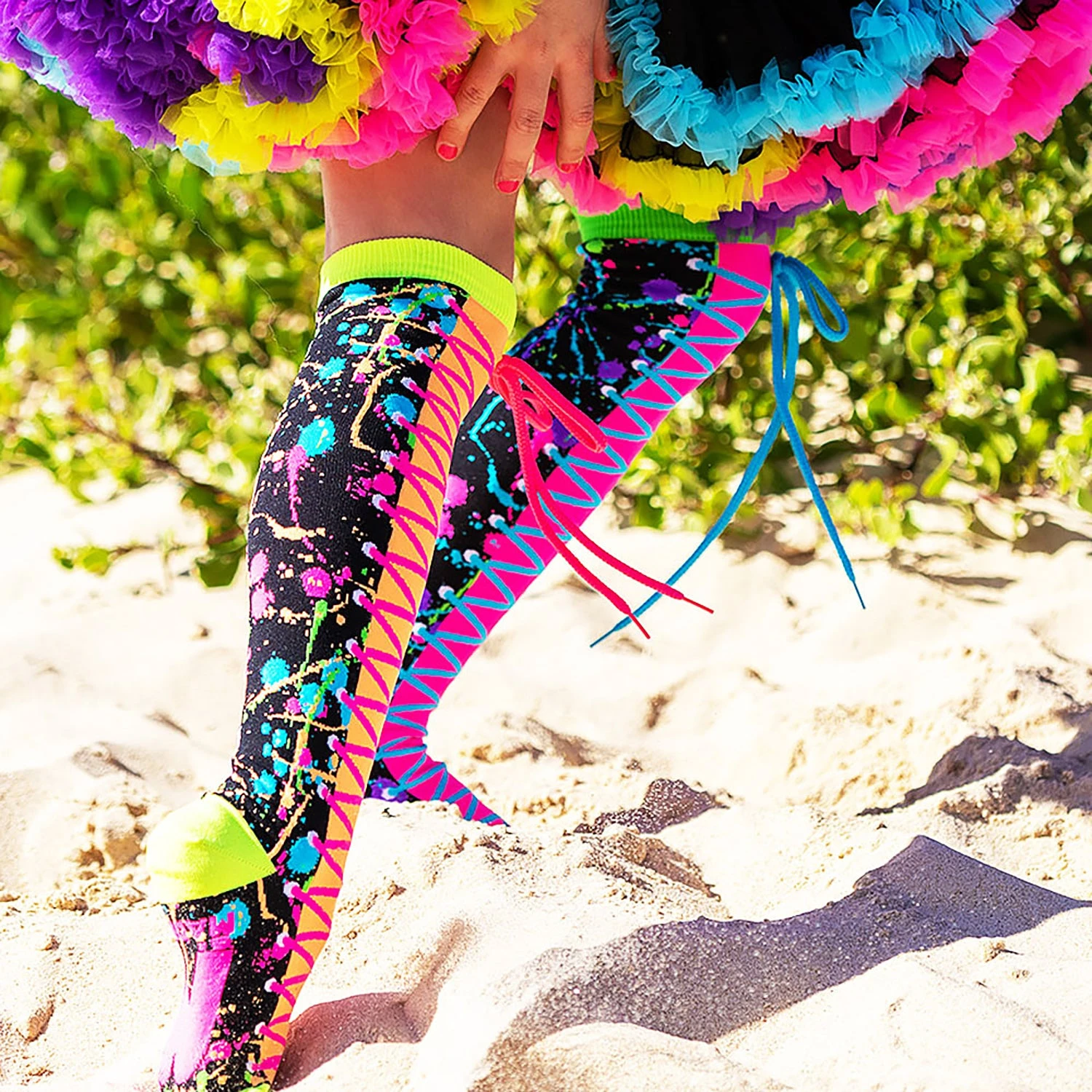 Colour Run Socks (Ages 6-99 Years) 5 Colour Run Socks (Ages 6-99 Years) - Image 3