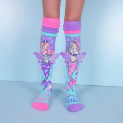 Mermaid Vibes Socks With Wings