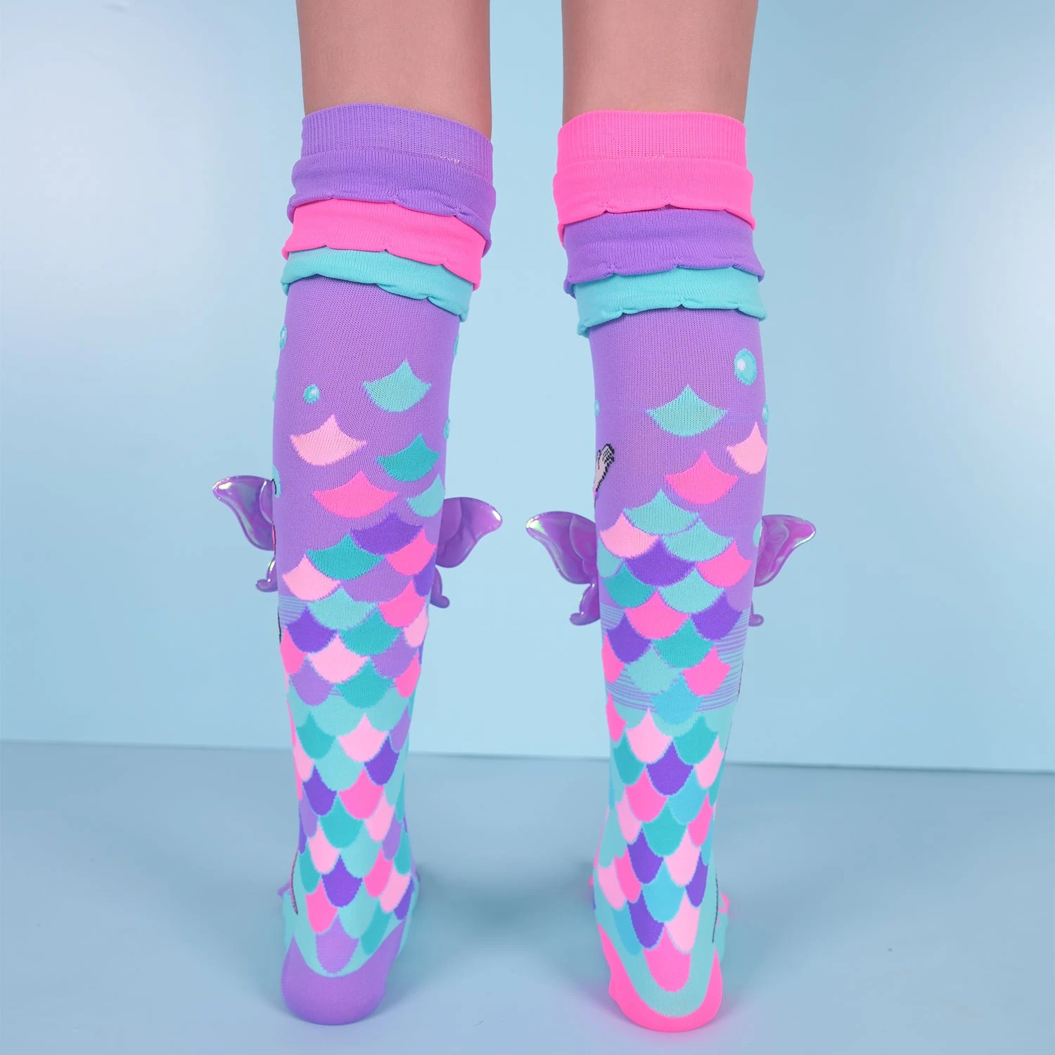 Mermaid Vibes Socks With Wings 4 Mermaid Vibes Socks With Wings - Image 2