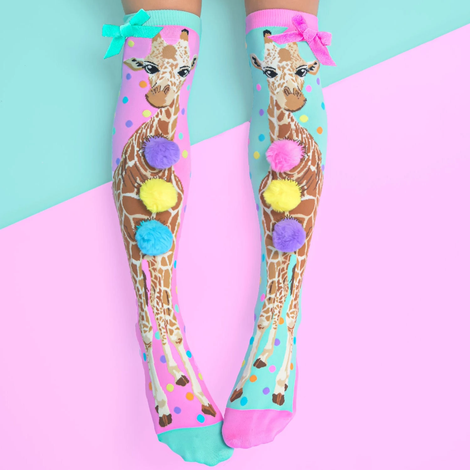 Giraffe Socks (Ages 6-99) 4 Giraffe Socks (Ages 6-99) - Image 2