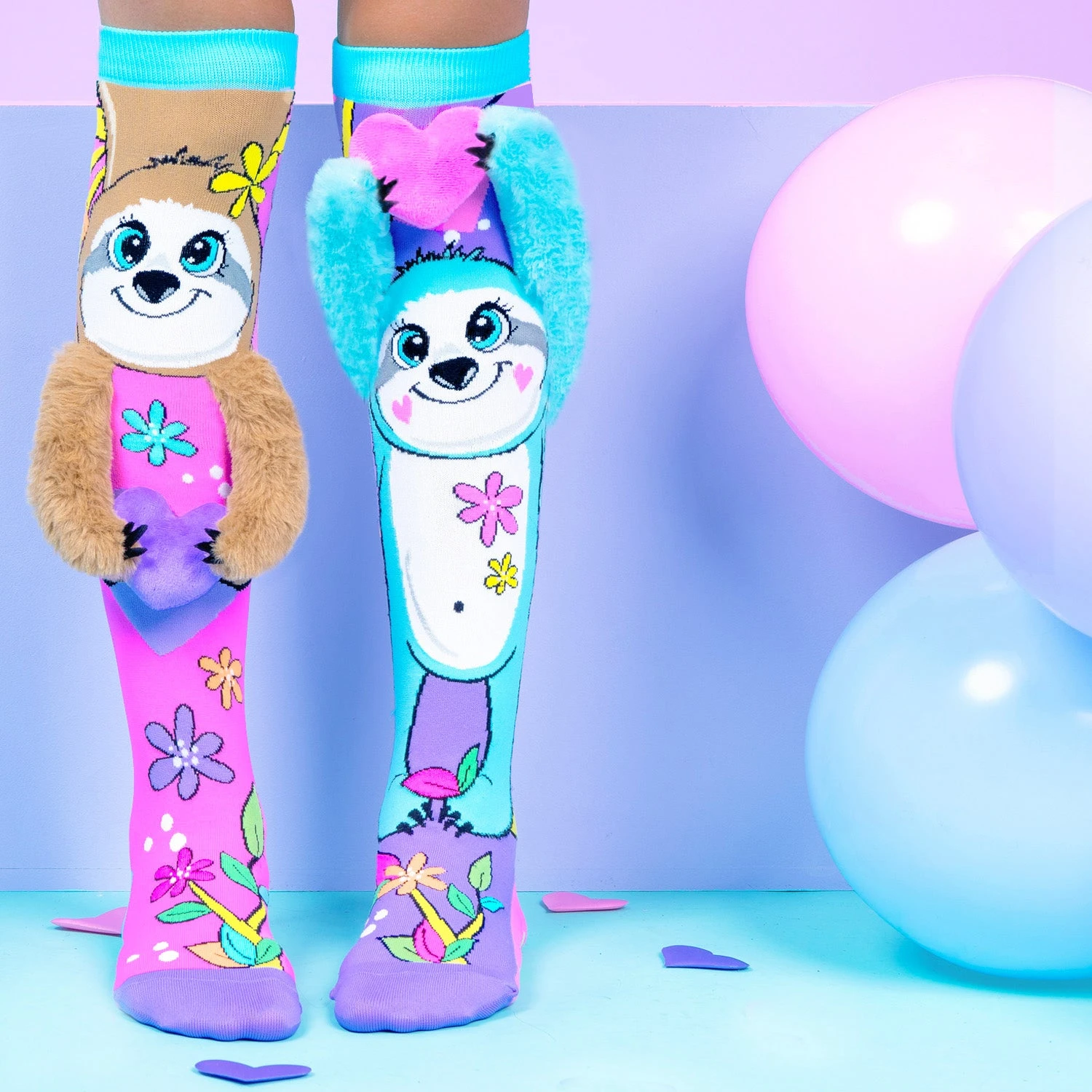 Sloths Socks (Ages 3-5 Years) 3 Sloths Socks (Ages 3-5 Years)