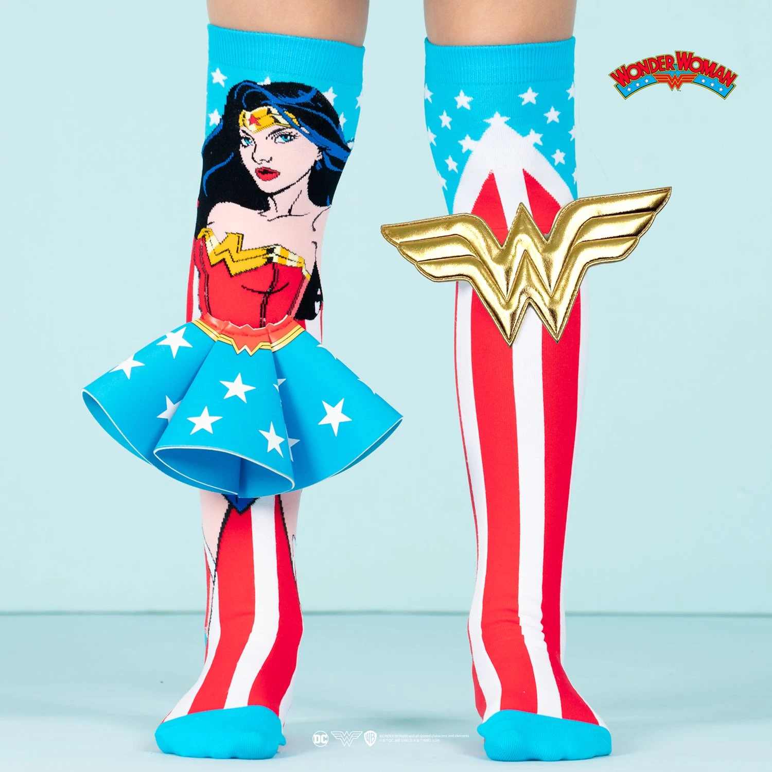 Wonder Woman Socks (Ages 6-99 Years) 4 Wonder Woman Socks (Ages 6-99 Years) - Image 2